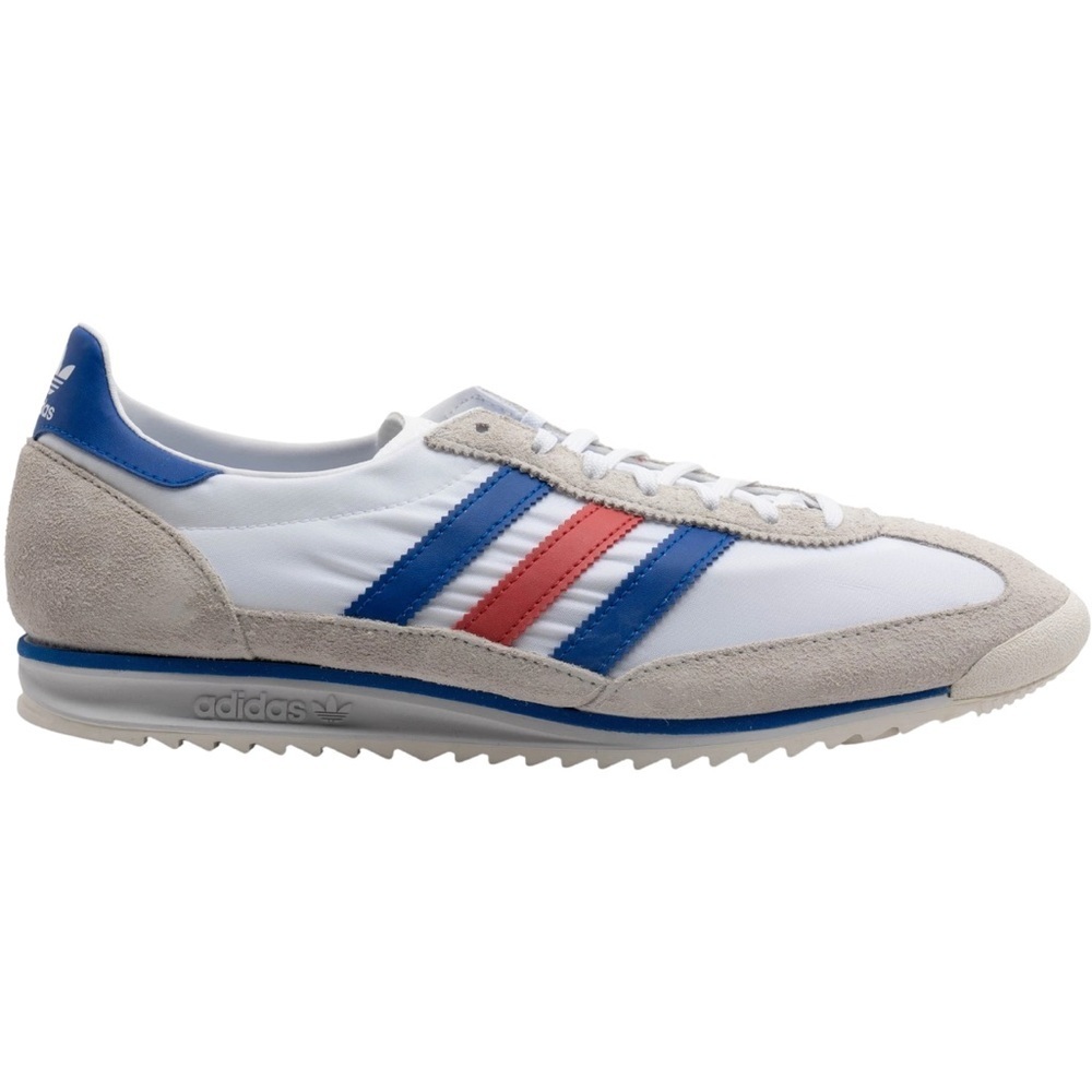 [US:M9.5]Adidas Originals SL72 Cloud White Glory Blue G19299 Men 2011